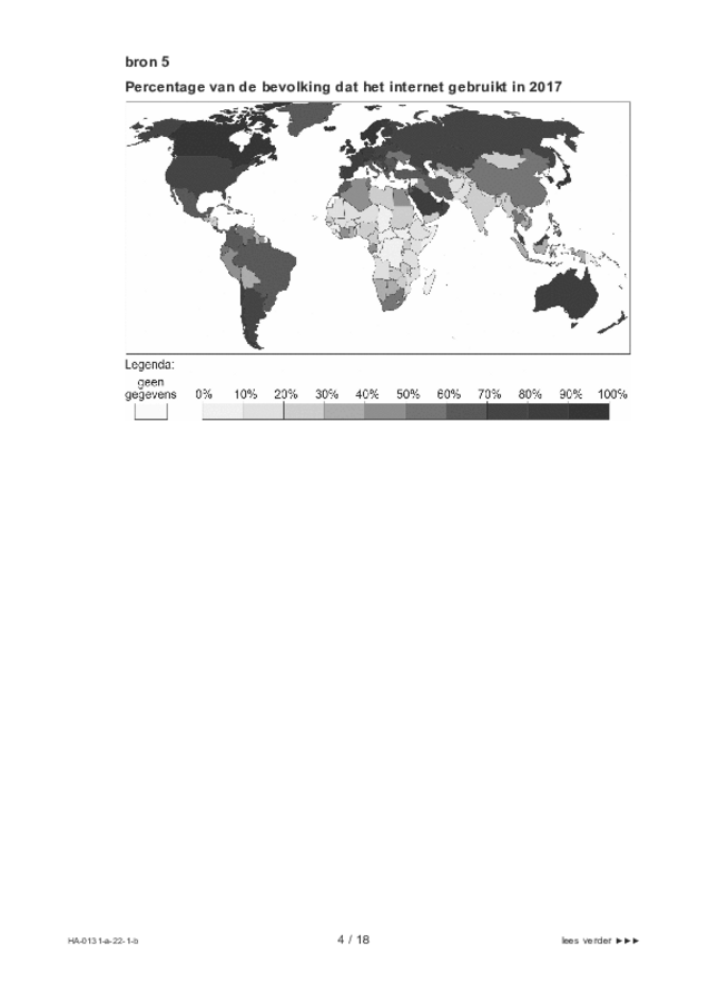 Bijlage examen HAVO aardrijkskunde 2022, tijdvak 1. Pagina 4