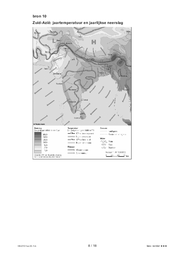 Bijlage examen HAVO aardrijkskunde 2022, tijdvak 1. Pagina 8