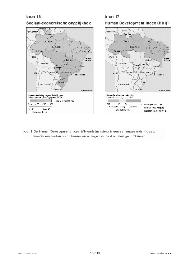 Bijlage examen HAVO aardrijkskunde 2022, tijdvak 2. Pagina 15