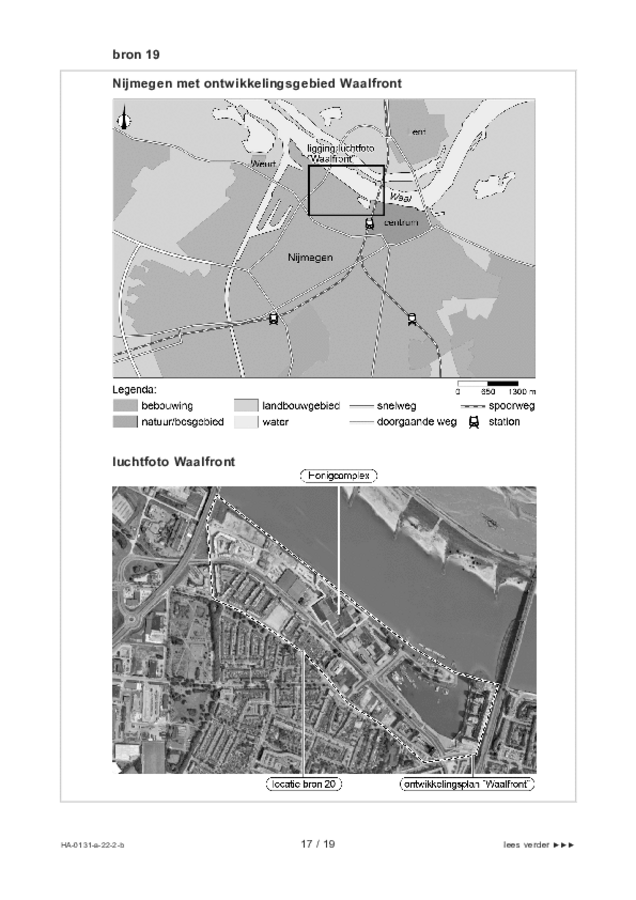 Bijlage examen HAVO aardrijkskunde 2022, tijdvak 2. Pagina 17
