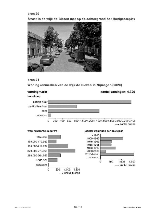 Bijlage examen HAVO aardrijkskunde 2022, tijdvak 2. Pagina 18