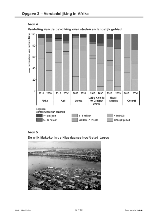 Bijlage examen HAVO aardrijkskunde 2022, tijdvak 2. Pagina 5