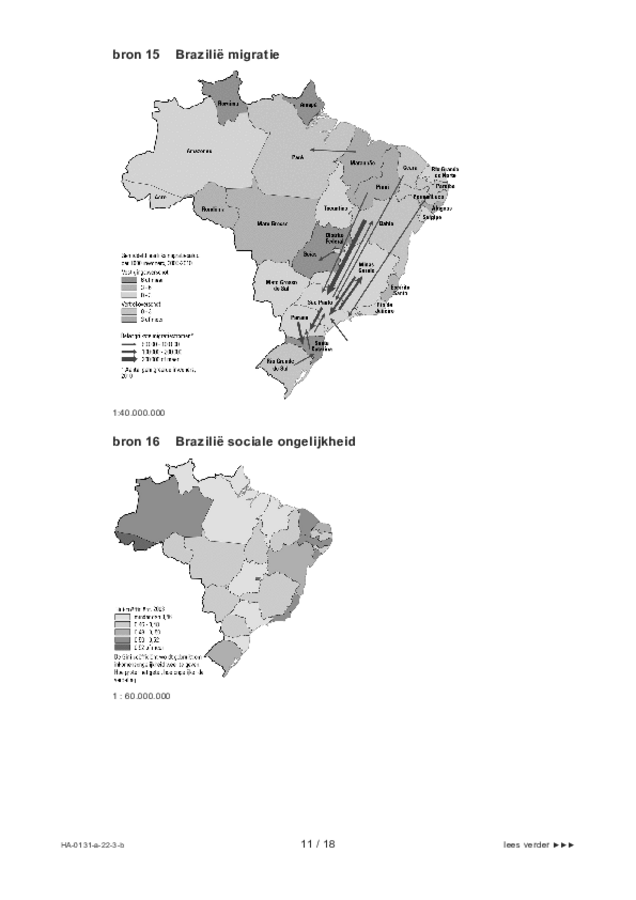Bijlage examen HAVO aardrijkskunde 2022, tijdvak 3. Pagina 11