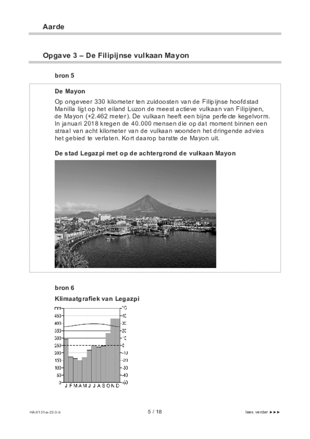 Bijlage examen HAVO aardrijkskunde 2022, tijdvak 3. Pagina 5