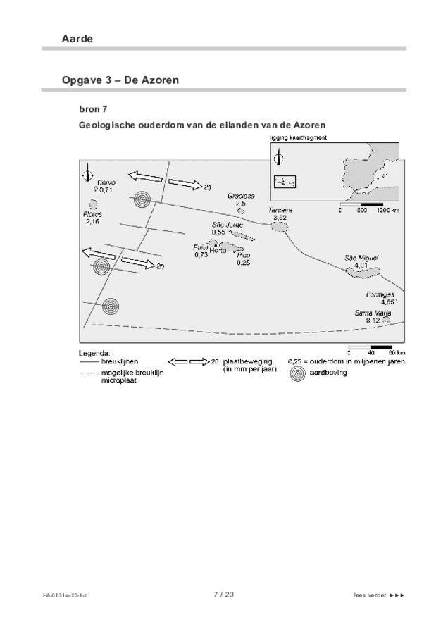 Bijlage examen HAVO aardrijkskunde 2023, tijdvak 1. Pagina 7