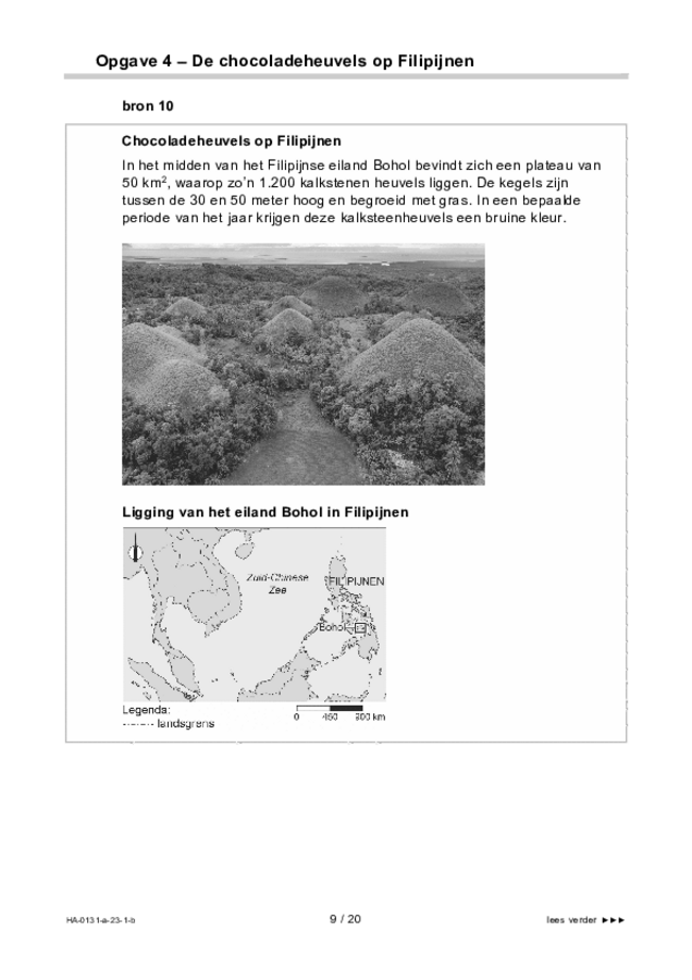Bijlage examen HAVO aardrijkskunde 2023, tijdvak 1. Pagina 9