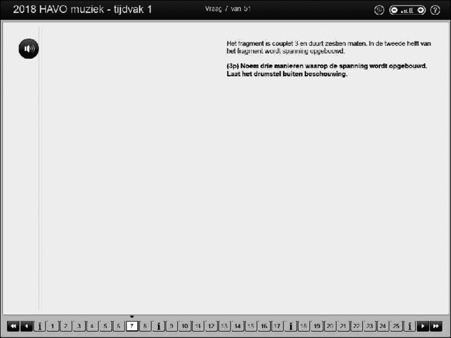Opgaven examen HAVO muziek 2018, tijdvak 1. Pagina 11