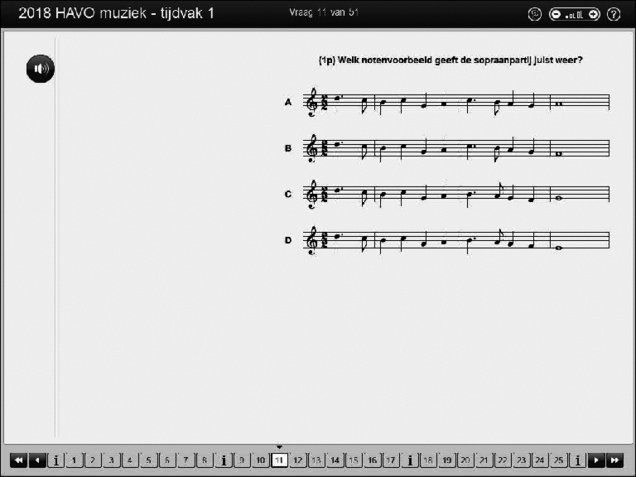 Opgaven examen HAVO muziek 2018, tijdvak 1. Pagina 16