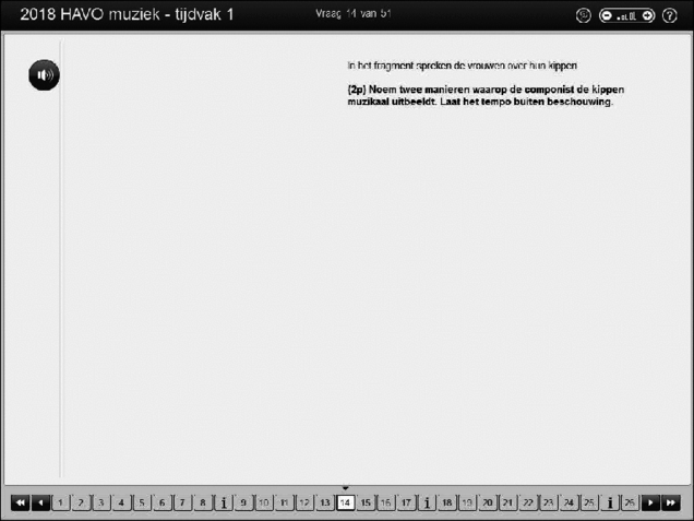 Opgaven examen HAVO muziek 2018, tijdvak 1. Pagina 19
