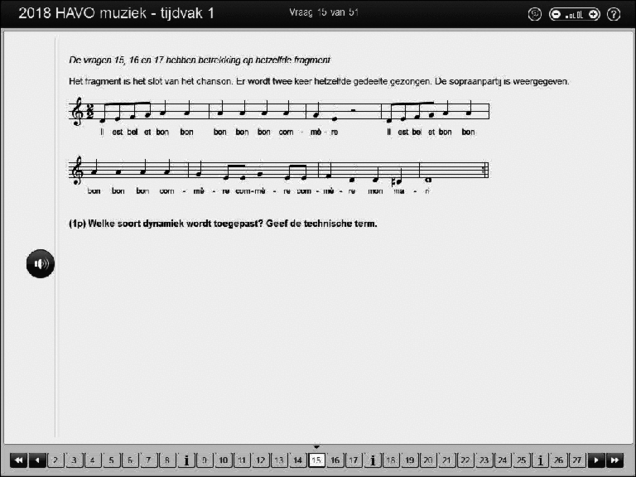 Opgaven examen HAVO muziek 2018, tijdvak 1. Pagina 20