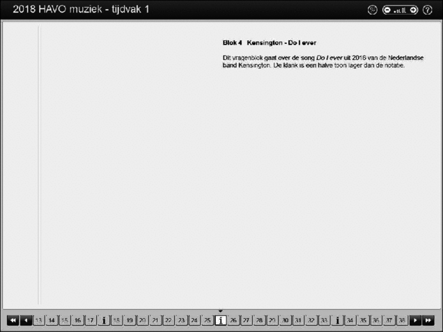 Opgaven examen HAVO muziek 2018, tijdvak 1. Pagina 32