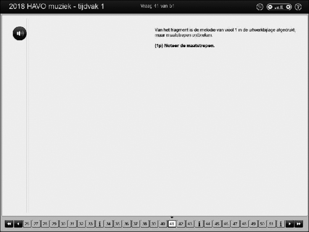 Opgaven examen HAVO muziek 2018, tijdvak 1. Pagina 49