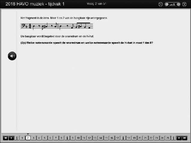 Opgaven examen HAVO muziek 2018, tijdvak 1. Pagina 6