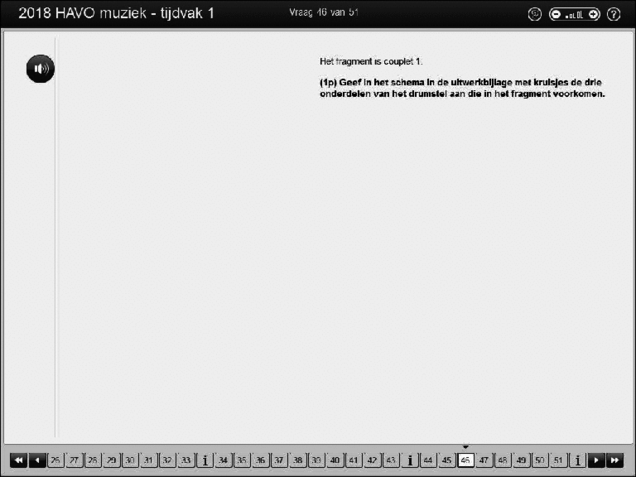 Opgaven examen HAVO muziek 2018, tijdvak 1. Pagina 55
