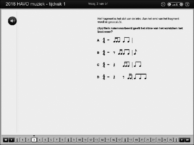 Opgaven examen HAVO muziek 2018, tijdvak 1. Pagina 7