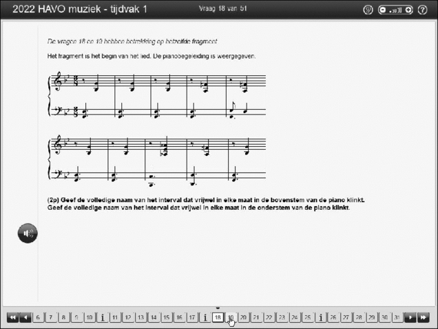 Opgaven examen HAVO muziek 2022, tijdvak 1. Pagina 23