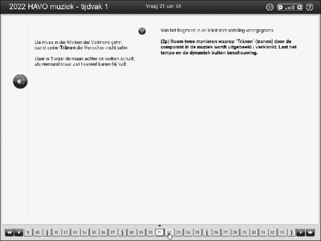 Opgaven examen HAVO muziek 2022, tijdvak 1. Pagina 26