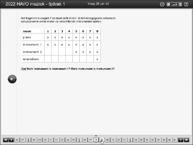 Opgaven examen HAVO muziek 2022, tijdvak 1. Pagina 34