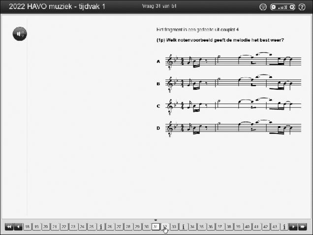 Opgaven examen HAVO muziek 2022, tijdvak 1. Pagina 37