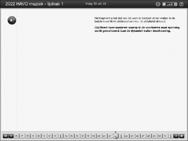 Opgaven examen HAVO muziek 2022, tijdvak 1. Pagina 50