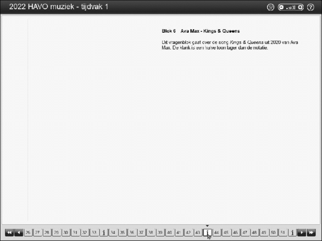 Opgaven examen HAVO muziek 2022, tijdvak 1. Pagina 51