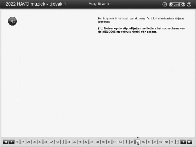 Opgaven examen HAVO muziek 2022, tijdvak 1. Pagina 53