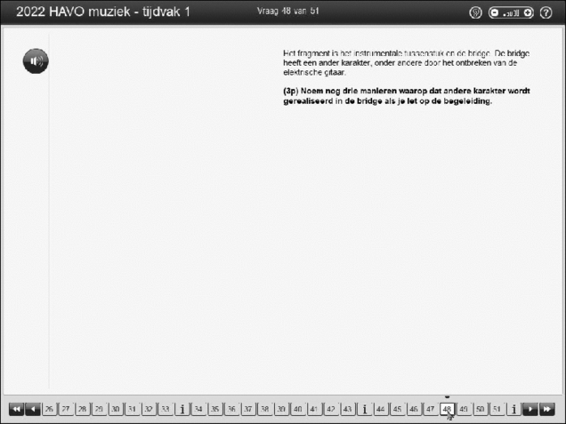 Opgaven examen HAVO muziek 2022, tijdvak 1. Pagina 56