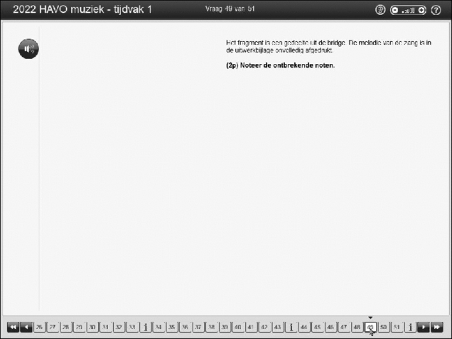 Opgaven examen HAVO muziek 2022, tijdvak 1. Pagina 57