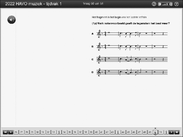 Opgaven examen HAVO muziek 2022, tijdvak 1. Pagina 58
