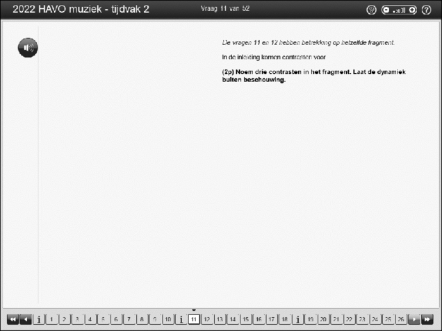 Opgaven examen HAVO muziek 2022, tijdvak 2. Pagina 16