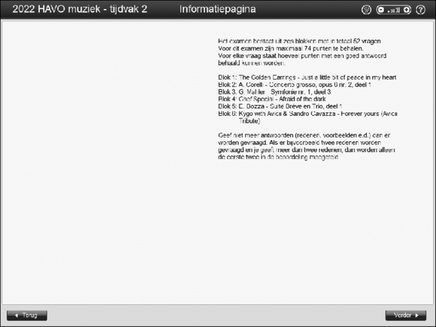 Opgaven examen HAVO muziek 2022, tijdvak 2. Pagina 3