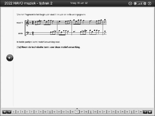 Opgaven examen HAVO muziek 2022, tijdvak 2. Pagina 21