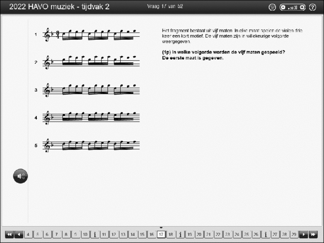 Opgaven examen HAVO muziek 2022, tijdvak 2. Pagina 22