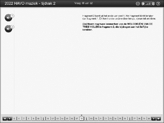 Opgaven examen HAVO muziek 2022, tijdvak 2. Pagina 23