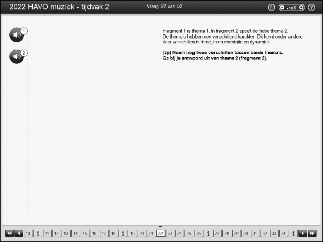 Opgaven examen HAVO muziek 2022, tijdvak 2. Pagina 28