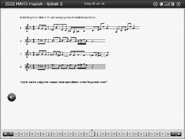 Opgaven examen HAVO muziek 2022, tijdvak 2. Pagina 32