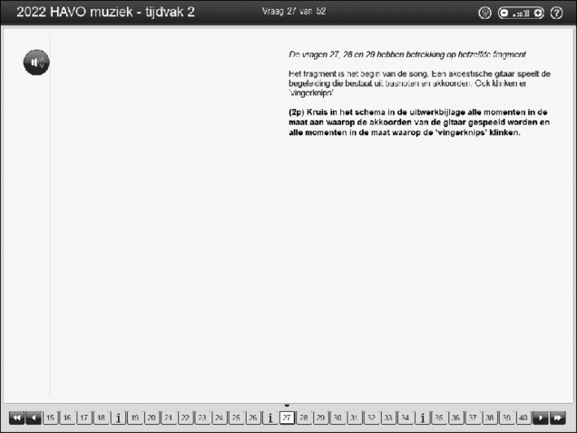 Opgaven examen HAVO muziek 2022, tijdvak 2. Pagina 34