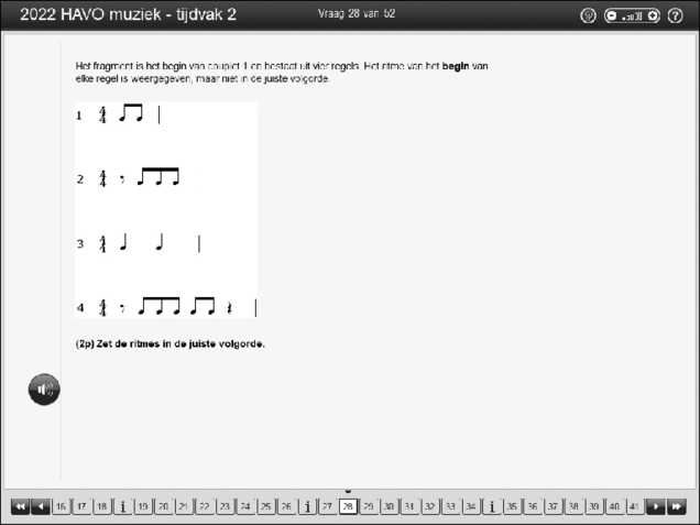 Opgaven examen HAVO muziek 2022, tijdvak 2. Pagina 35