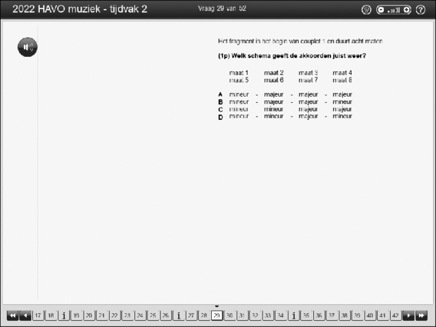 Opgaven examen HAVO muziek 2022, tijdvak 2. Pagina 36