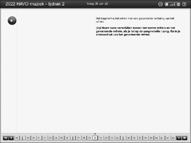 Opgaven examen HAVO muziek 2022, tijdvak 2. Pagina 37