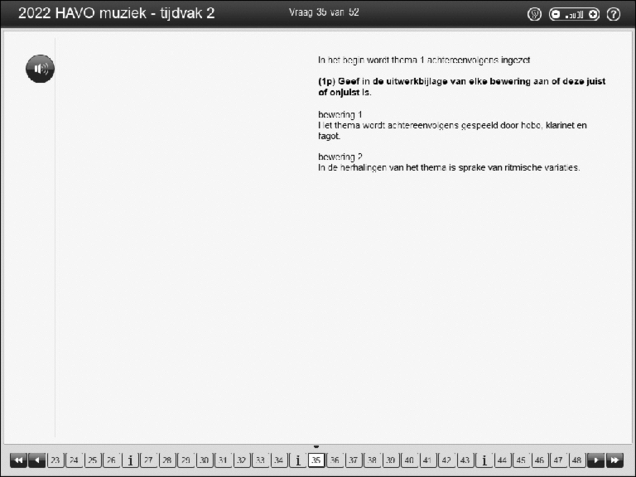 Opgaven examen HAVO muziek 2022, tijdvak 2. Pagina 43