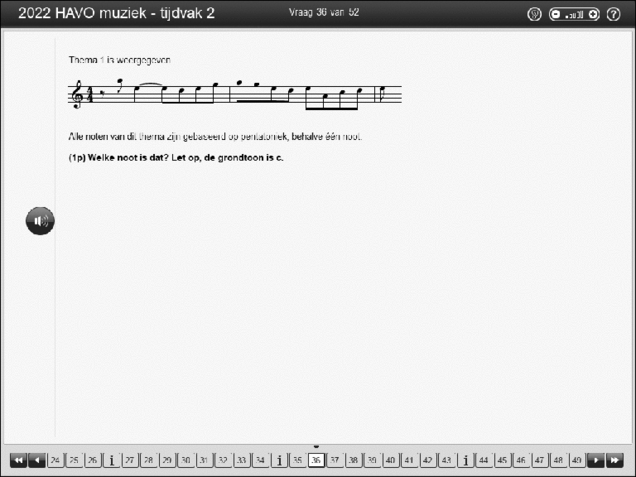 Opgaven examen HAVO muziek 2022, tijdvak 2. Pagina 44