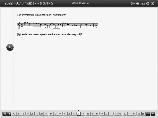 Opgaven examen HAVO muziek 2022, tijdvak 2. Pagina 45