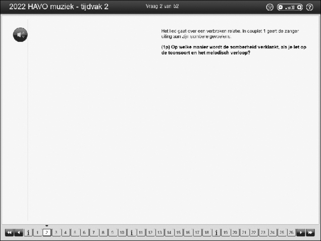 Opgaven examen HAVO muziek 2022, tijdvak 2. Pagina 6