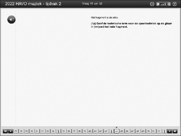 Opgaven examen HAVO muziek 2022, tijdvak 2. Pagina 53