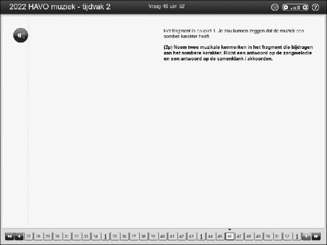 Opgaven examen HAVO muziek 2022, tijdvak 2. Pagina 55