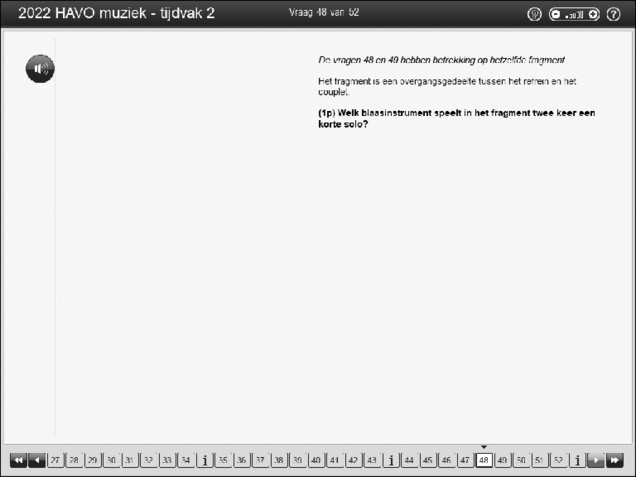Opgaven examen HAVO muziek 2022, tijdvak 2. Pagina 57