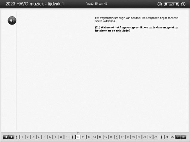 Opgaven examen HAVO muziek 2023, tijdvak 1. Pagina 14