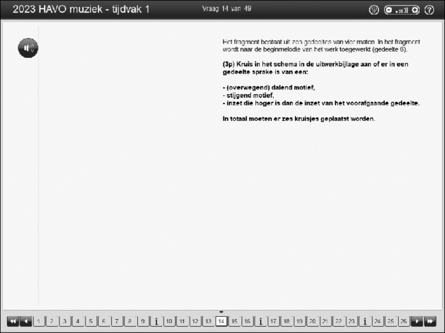 Opgaven examen HAVO muziek 2023, tijdvak 1. Pagina 18