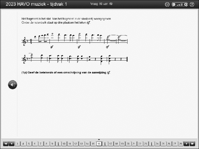 Opgaven examen HAVO muziek 2023, tijdvak 1. Pagina 20